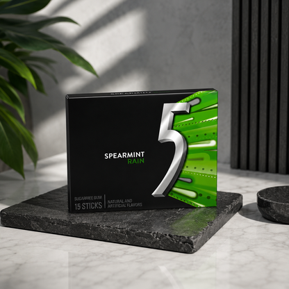 Five Gum Spearmint Chewing Gum