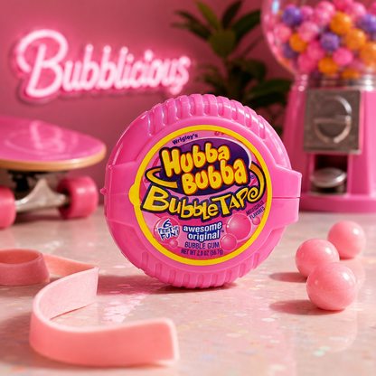 Hubba Bubba Tape Awesome Original Chewing Gum 56gm - Nosh Products