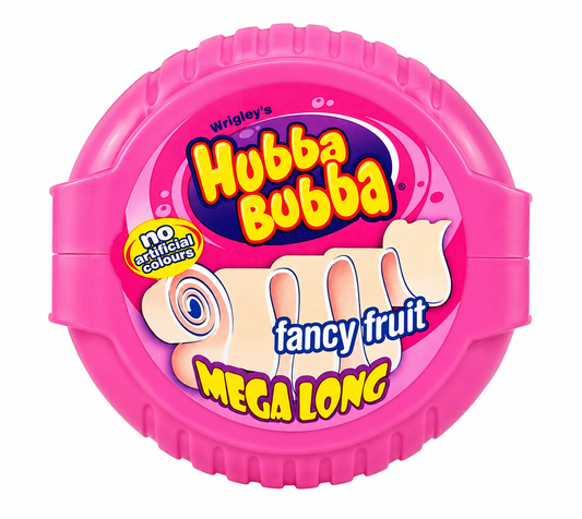 Hubba Bubba Tape Fancy Fruit Chewing Gum 56gm - Nosh Products