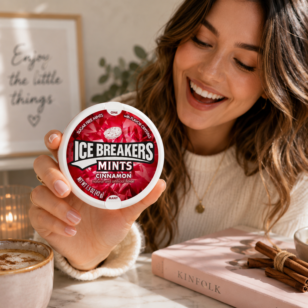 Icebreakers Mints Cinnamon 42gm - Nosh Products