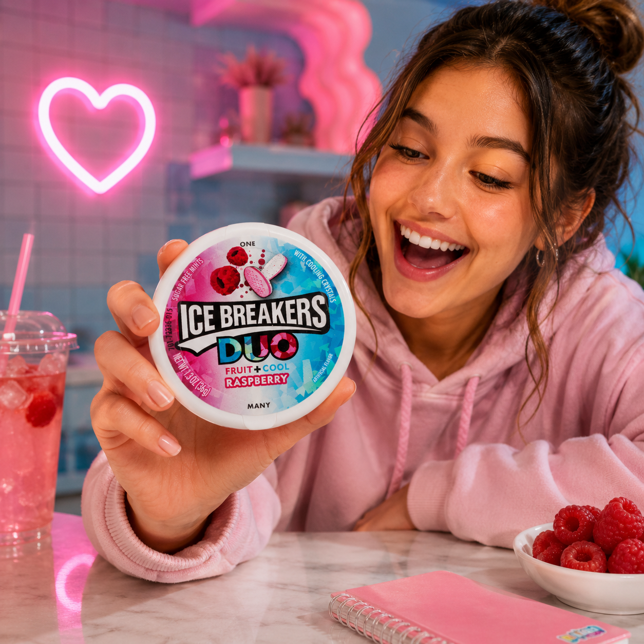Icebreakers Mints Raspberry Mint 42gm