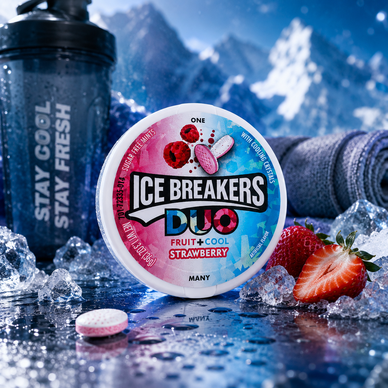 Icebreakers Mints Strawberry Mint 42gm