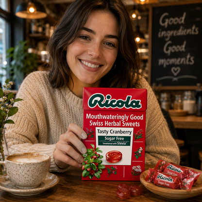 Ricola Cranberry Mints 45gm