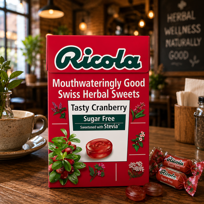 Ricola Cranberry Mints 45gm