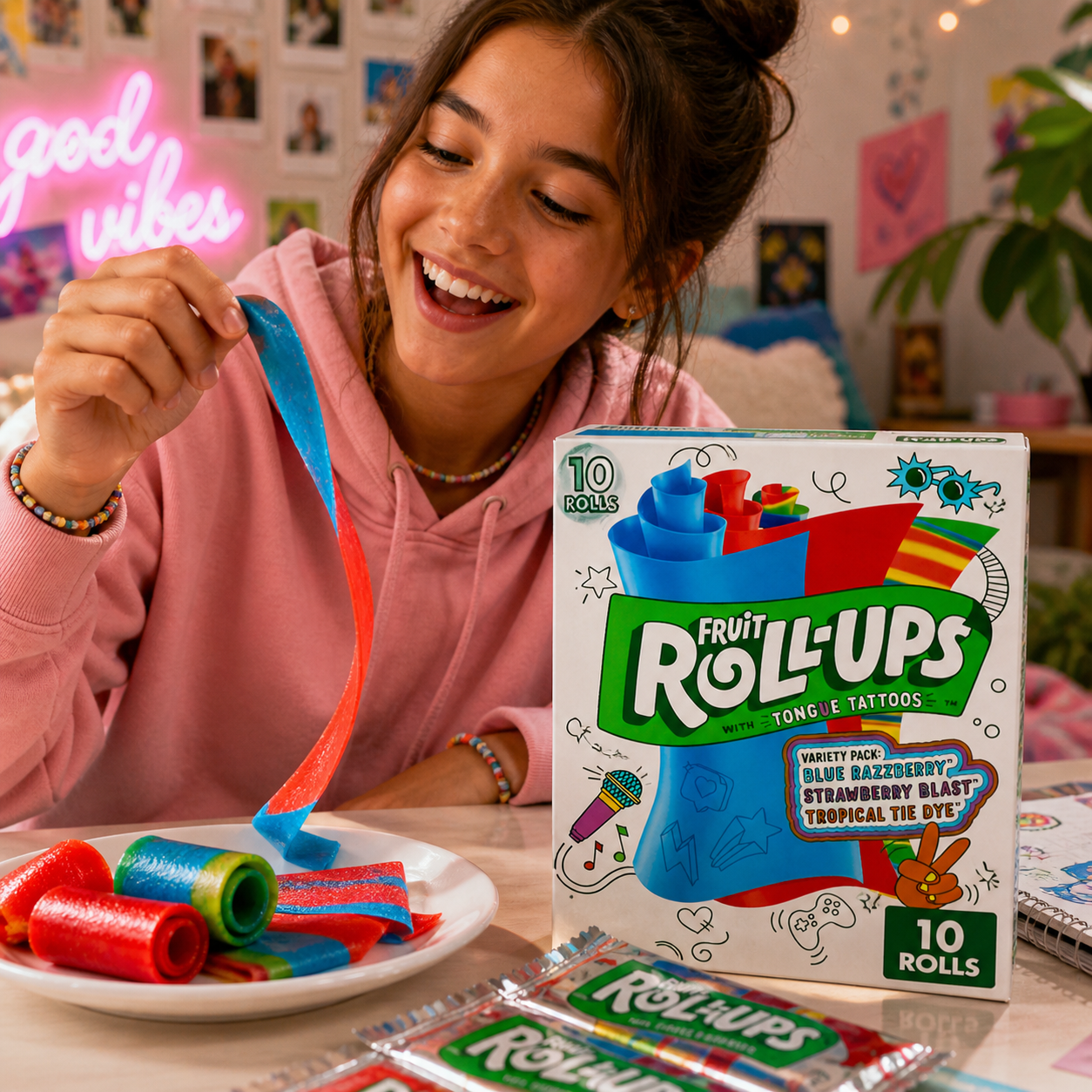 Fruit Roll Ups Variety Pack Candy 141gm - Nosh Products