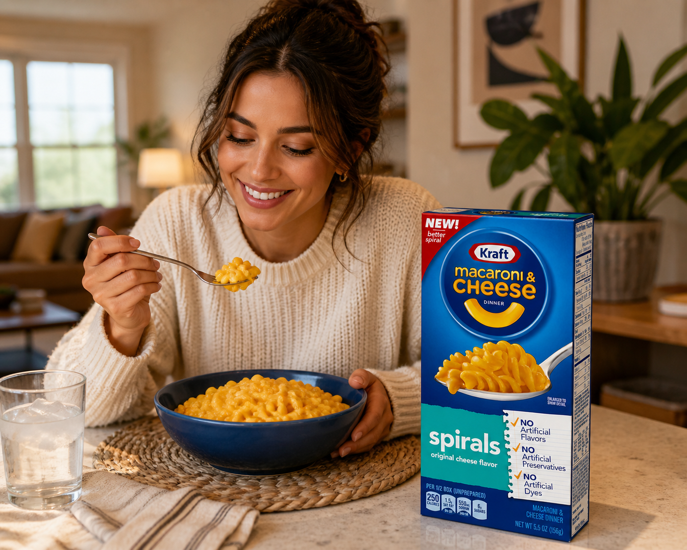 Kraft Macaroni And Cheese Spirals Dinner Box 156gm - Nosh Products
