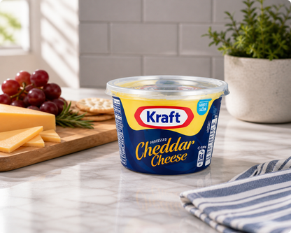 Kraft Cheddar Cheese Tin 190gm - Nosh Products