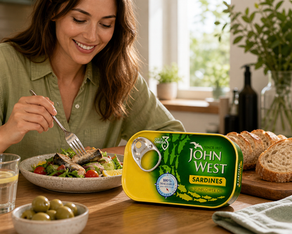 John West Sardine In Sunflower Oil 120gm - Nosh Products