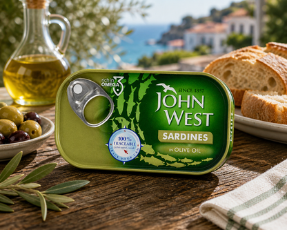 John West Sardine In Olive Oil 120gm - Nosh Products