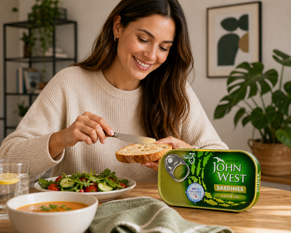 John West Sardine In Olive Oil 120gm - Nosh Products