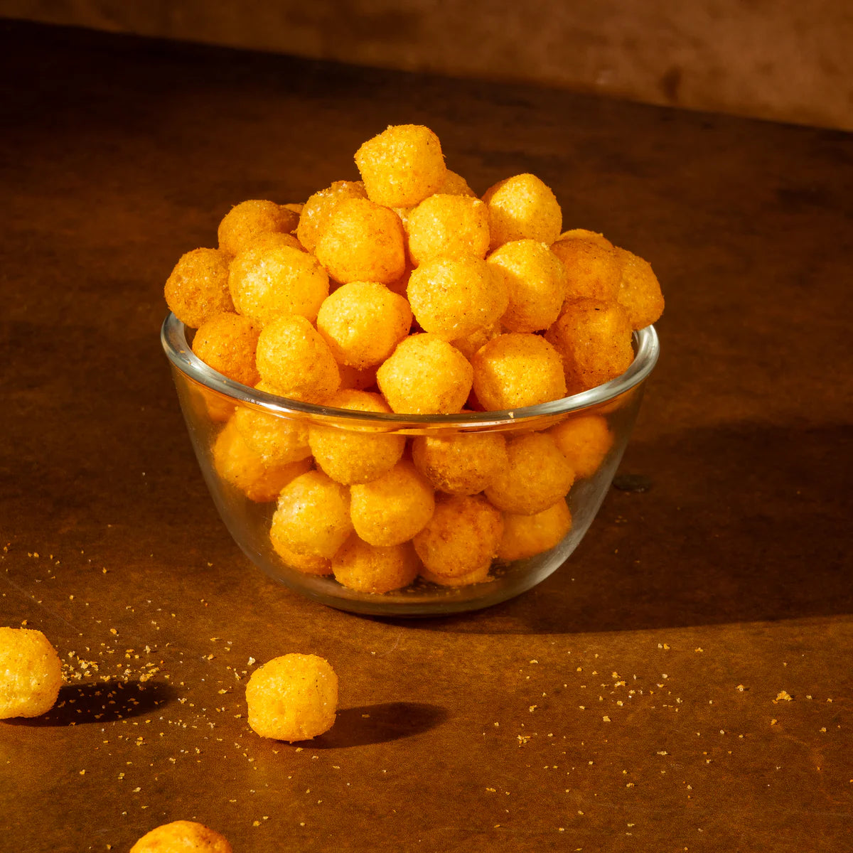 Mr Krisps Spicy Cheese Balls Cannister 80gm - Nosh Products