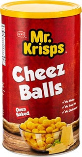 MR KRISP CHEESE BALLS CANNISTER 80GM