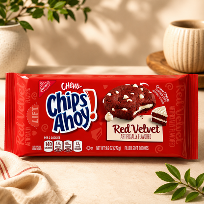 Chips Ahoy Red Velvet Imported From USA 227gm Imported From USA