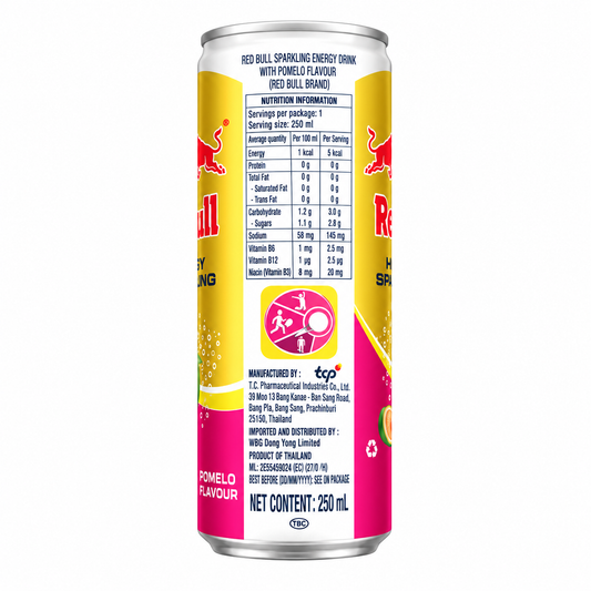 Red Bull Energy Drink Zero Sugar Pomelo 250ml