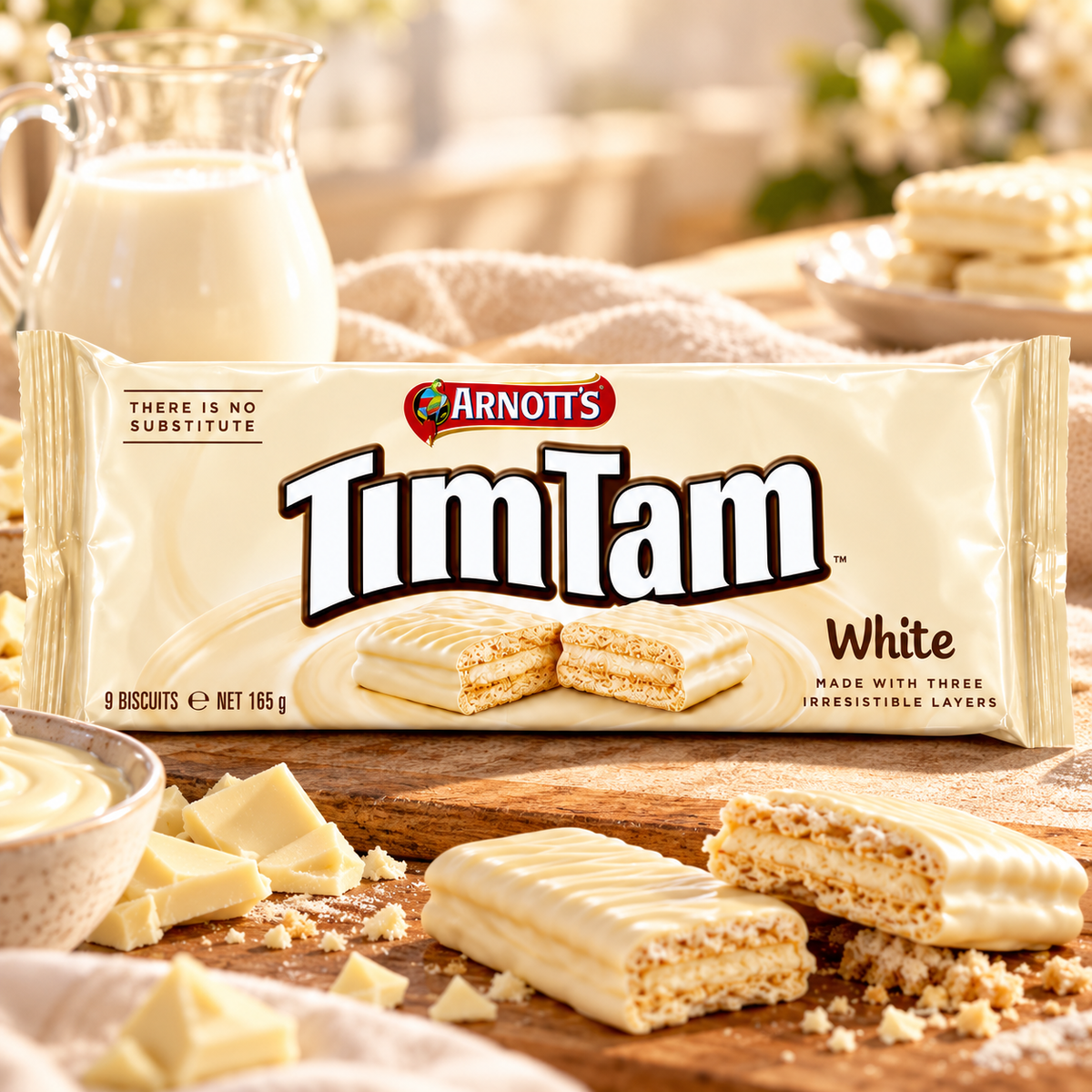Tim Tam White Chocolate Cookies 200gm