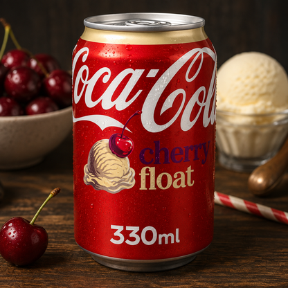 Coke Cherry Float 330ml Imported From UK