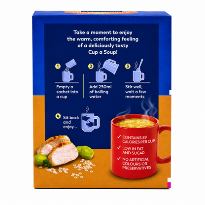 Batchelor's Cup-A-Soup Chicken And Leek (4 Cups) Imported From UK