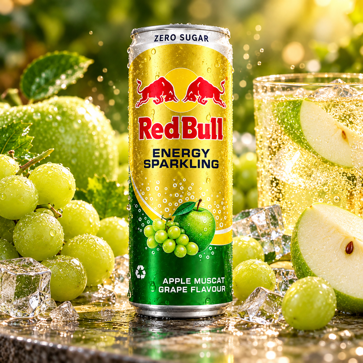 Red Bull Energy Drink Zero Sugar Apple Muscat Grape 250ml