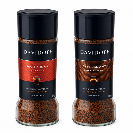 Davidoff Espresso And Davidoff Rich Aroma Instant Coffee Bundle Pack - Nosh Products