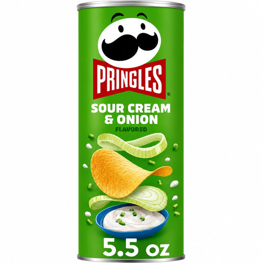 Pringles Sour Cream And Onion Chips 158gm Imported From USA - Nosh Products