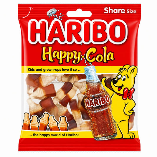 Haribo Happy Cola Candy 140gm Imported From USA/UK - Nosh Products