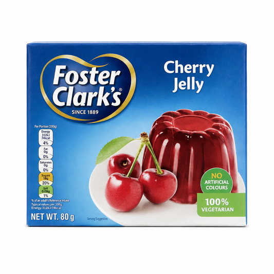Foster Clark Jelly Cherry 80gm Imported From UK