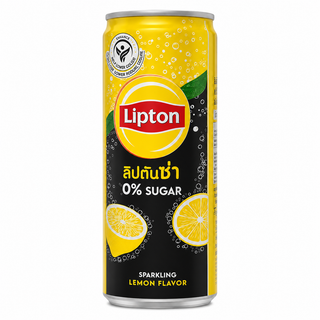 Lipton Zero Sugar Sparkling Lemon Iced Tea 325ml Imported From Thailand
