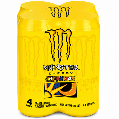 Monster Energy Drink The Doctor VR46 500ml (Pack of 4) Imported From UK
