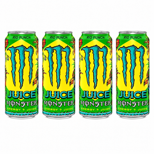 Monster Energy Drink Rio Punch 500ml (Pack Of 4) Imported From UK