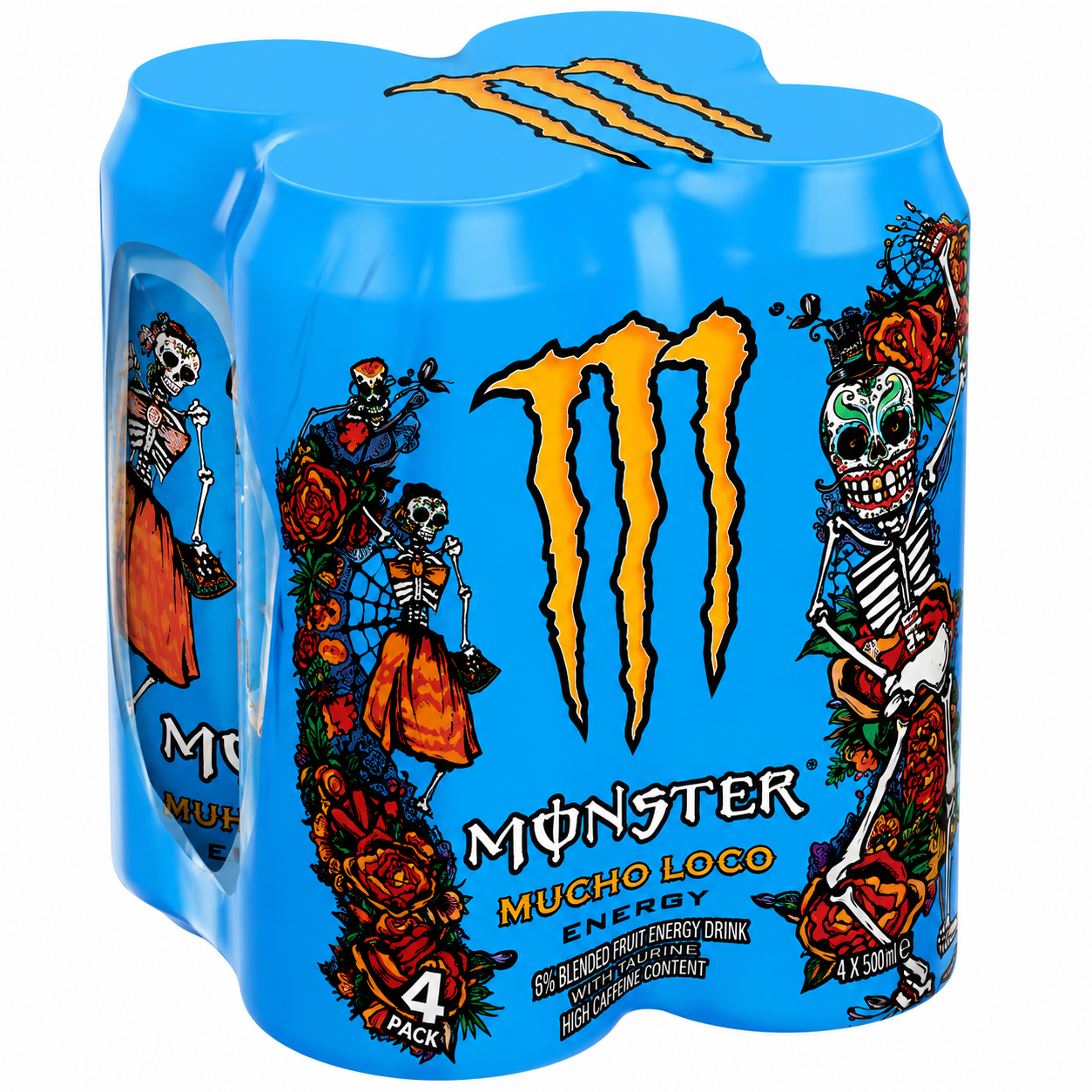 Monster Energy Drink Mucho Loco 500ml (Pack Of 4) Imported From UK