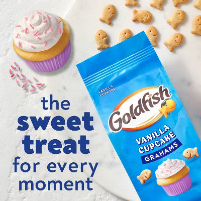 Pepperidge Farm Goldfish Baked Crackers Vanilla Cupcake 187gm - Nosh Products