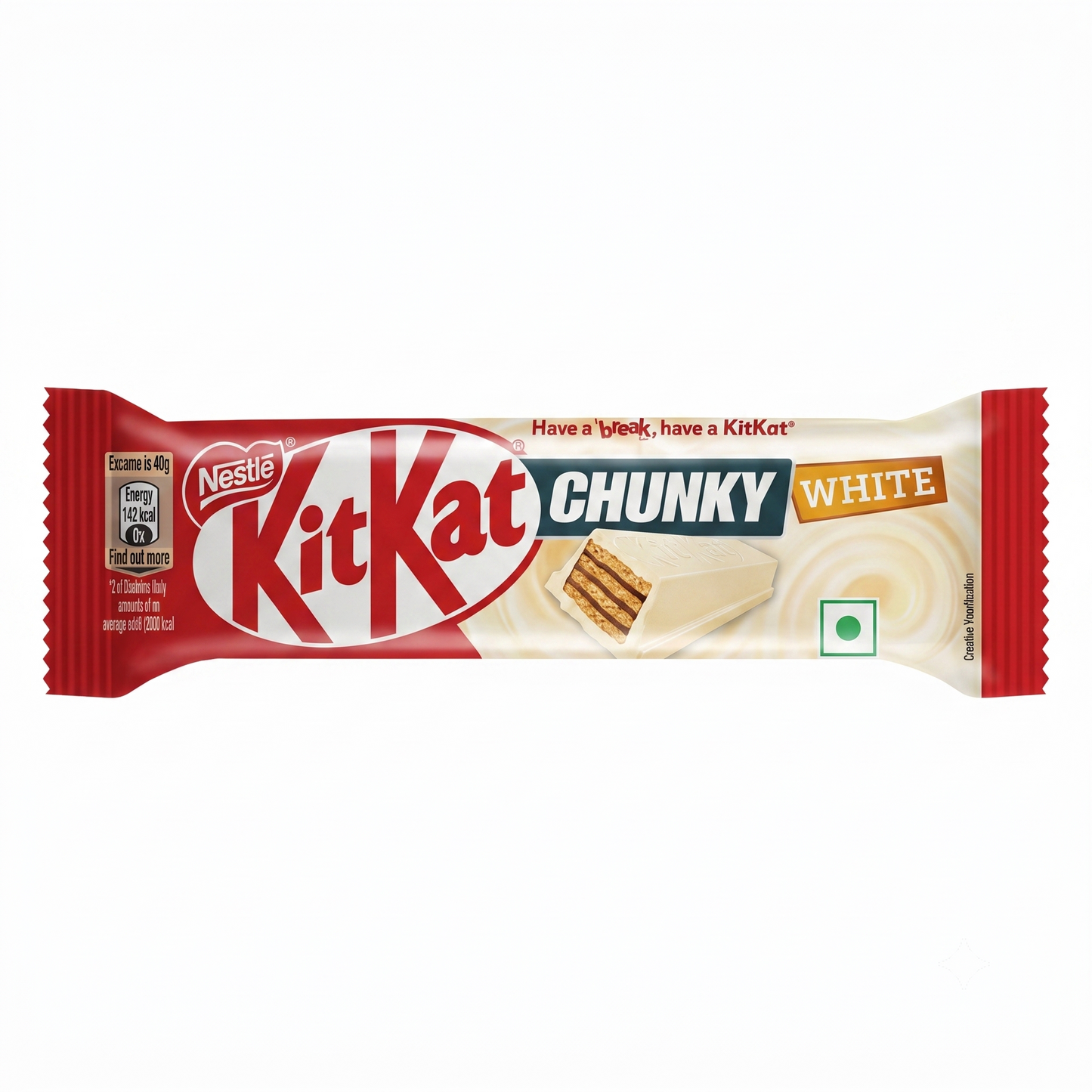 Kit Kat Chunky White Chocolate Pack Of 6 Imported From Europe - Nosh Products