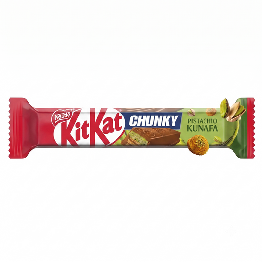 Kit Kat Chunky Pistachio Kunafa Chocolate (Pack of 24) Imported From UAE