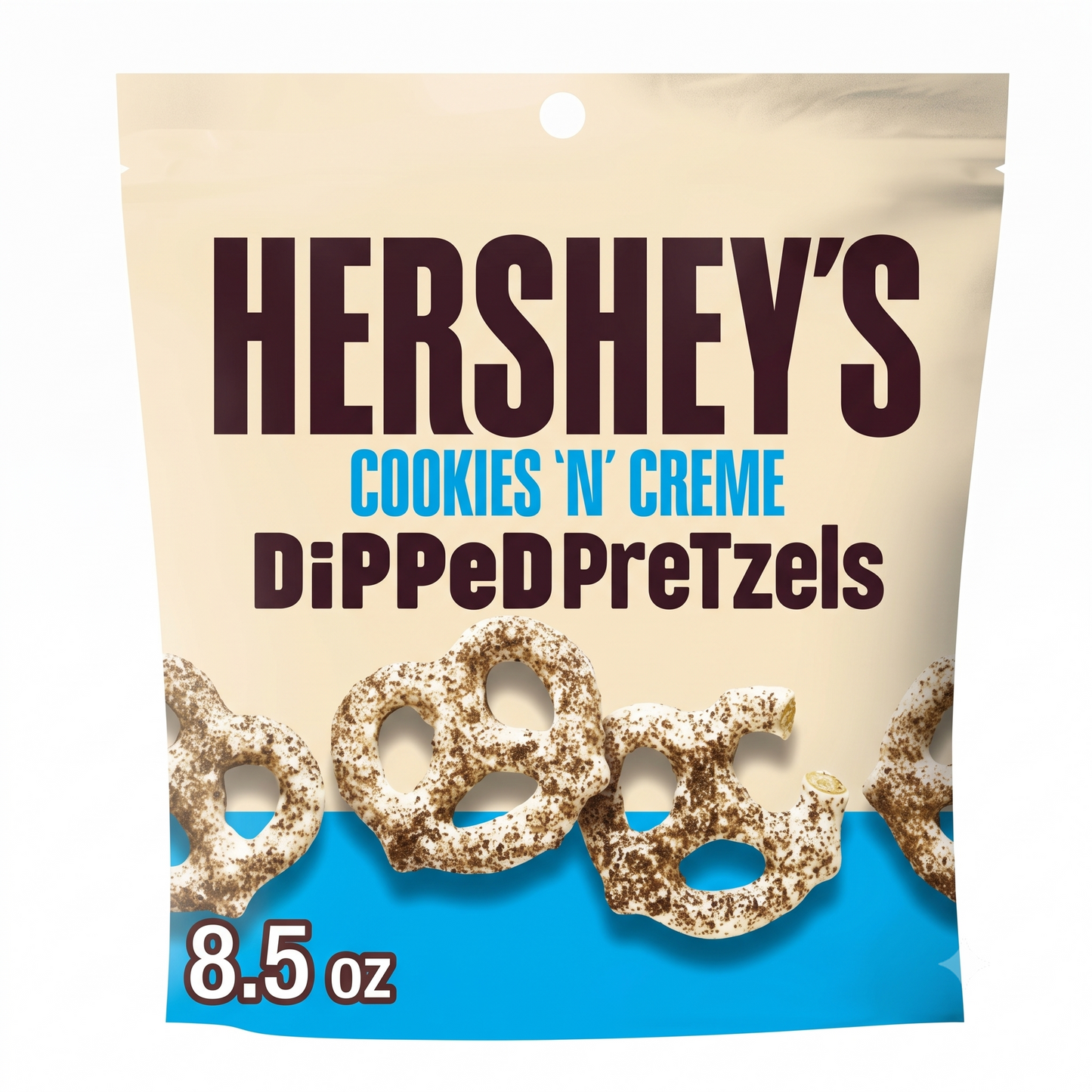 Hershey Dipped Pretzel Cookies And Cream 240gm Imported From USA - Nosh Products