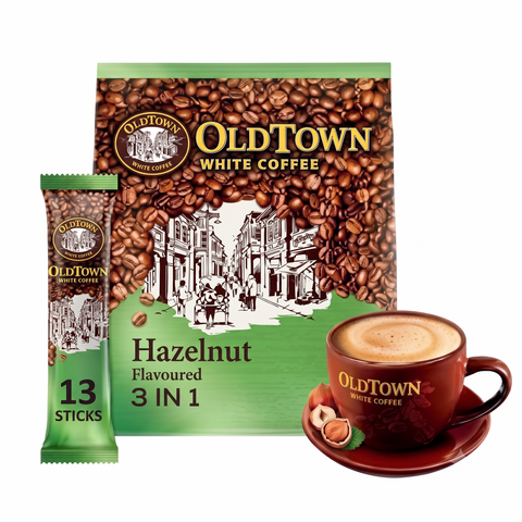 OldTown White Coffee Hazelnut Flavour -15 Sachets Imported From Malaysia