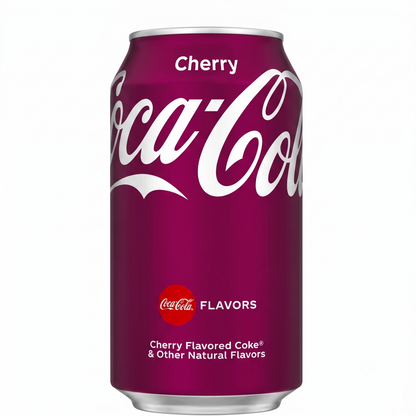 Coke Cherry 330ml Imported From UK - Nosh Products