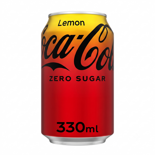 Coke Lemon Zero Sugar 330ml  Imported From UK