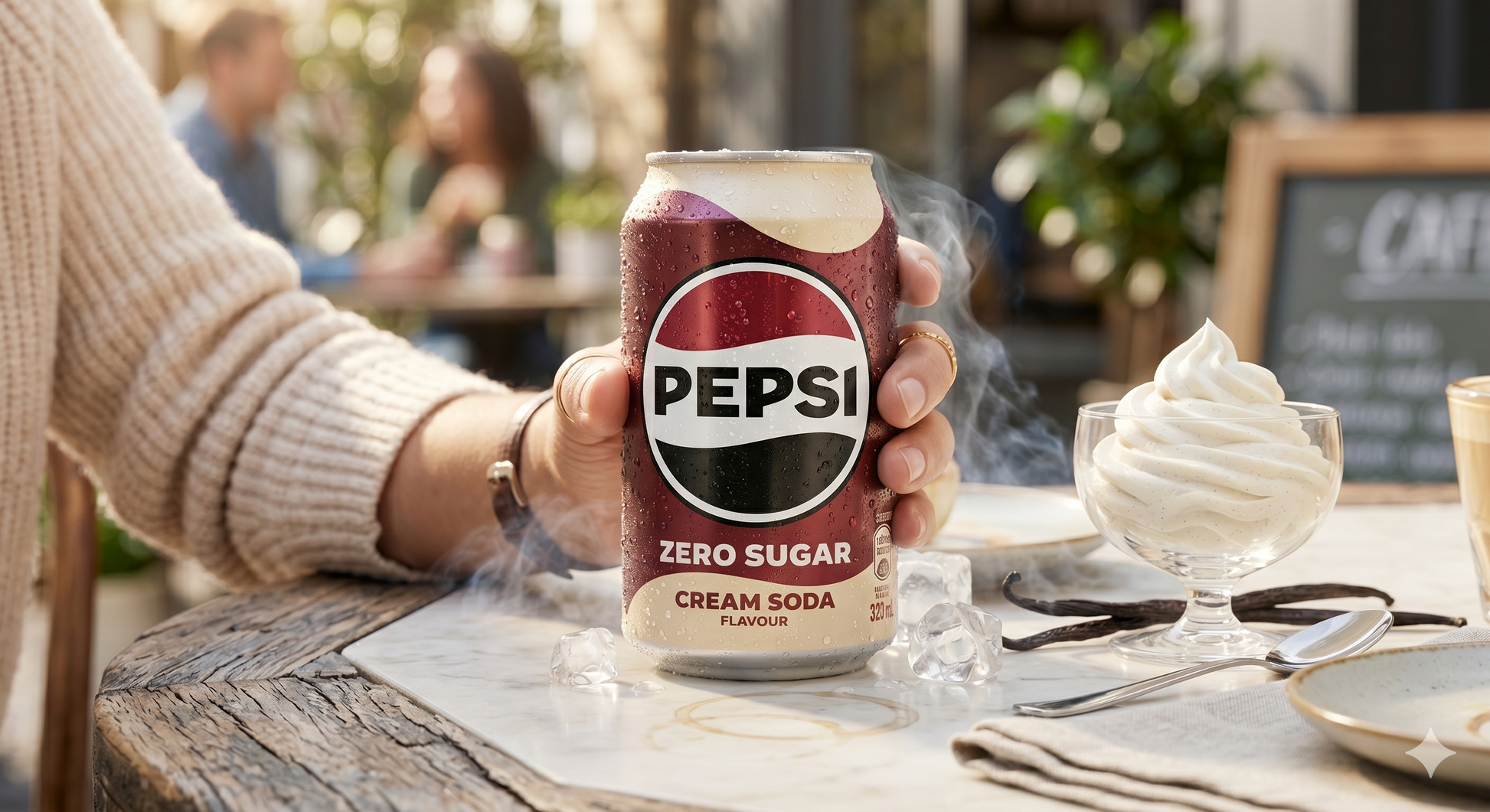Pepsi Cream Soda Zero Sugar 330ml - Nosh Products