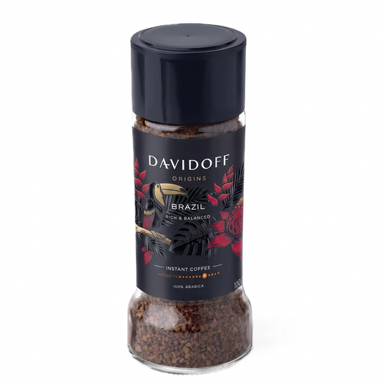 Davidoff Brazil Instant Coffee 100gm Imported From USA - Nosh Products