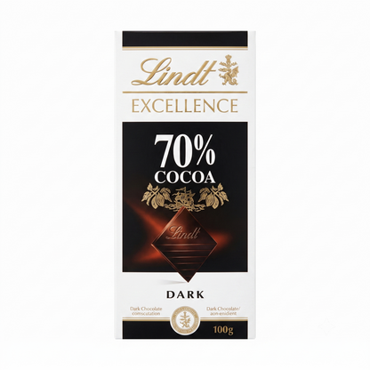Lindt Excellence 70% Dark Chocolate 100gm Global Import - Nosh Products