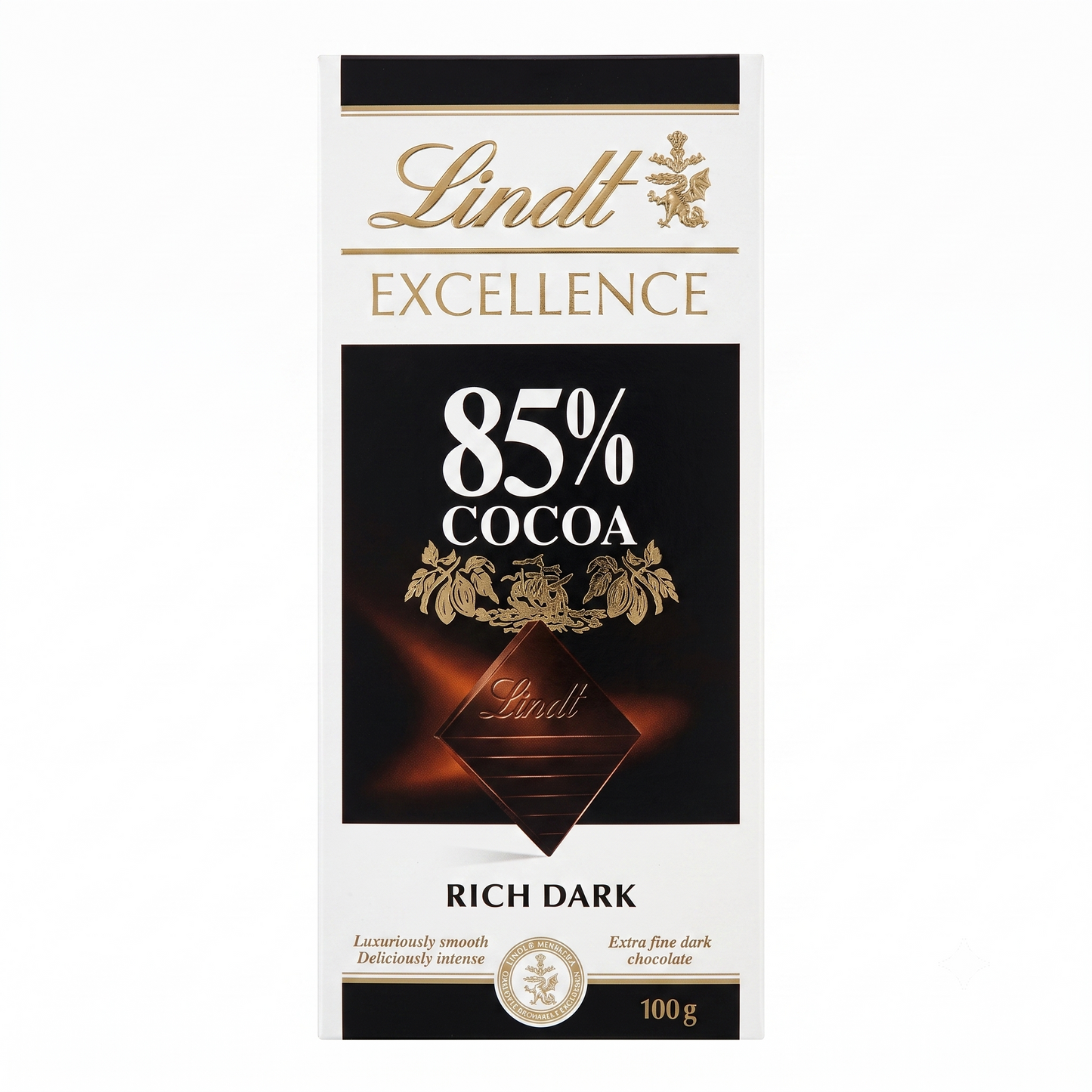Lindt Excellence 85% Dark Chocolate 100gm Global Import - Nosh Products