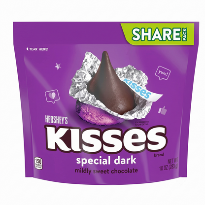 Hershey Kisses Special Dark Chocolate 306gm Imported From USA - Nosh Products