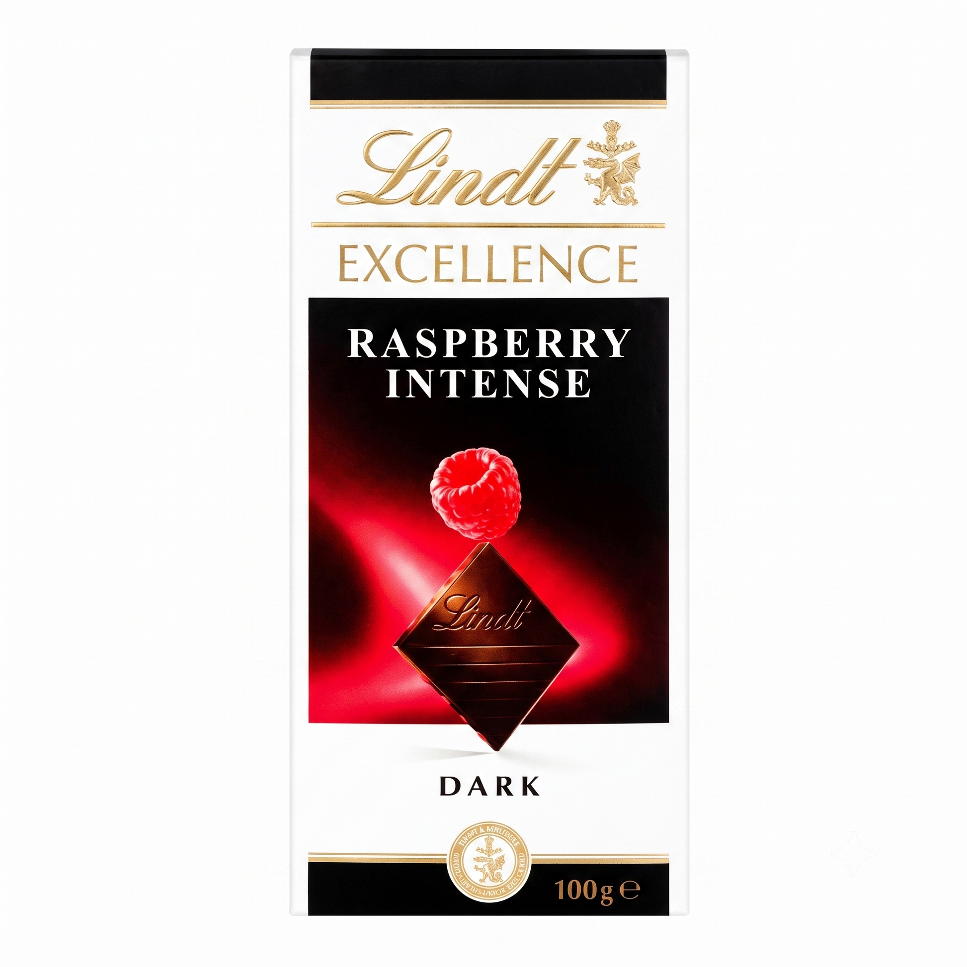 Lindt Excellence Raspberry Intense Dark Chocolate 100gm Global Import - Nosh Products