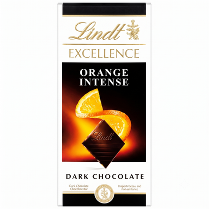 Lindt Excellence Orange Dark Chocolate 100gm Global Import - Nosh Products
