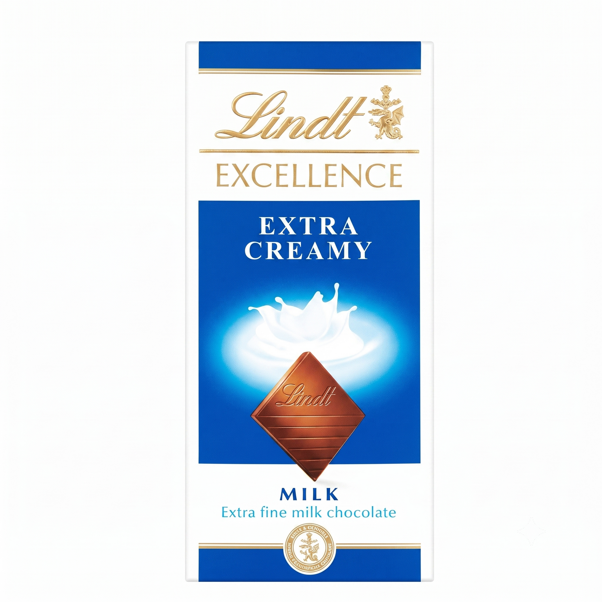 Lindt Excellence Extra Creamy Milk Chocolate 100gm Global Import - Nosh Products