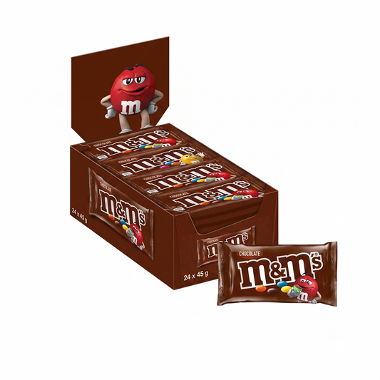 M&M Chocolate 45gm (Pack of 24) Imported From USA