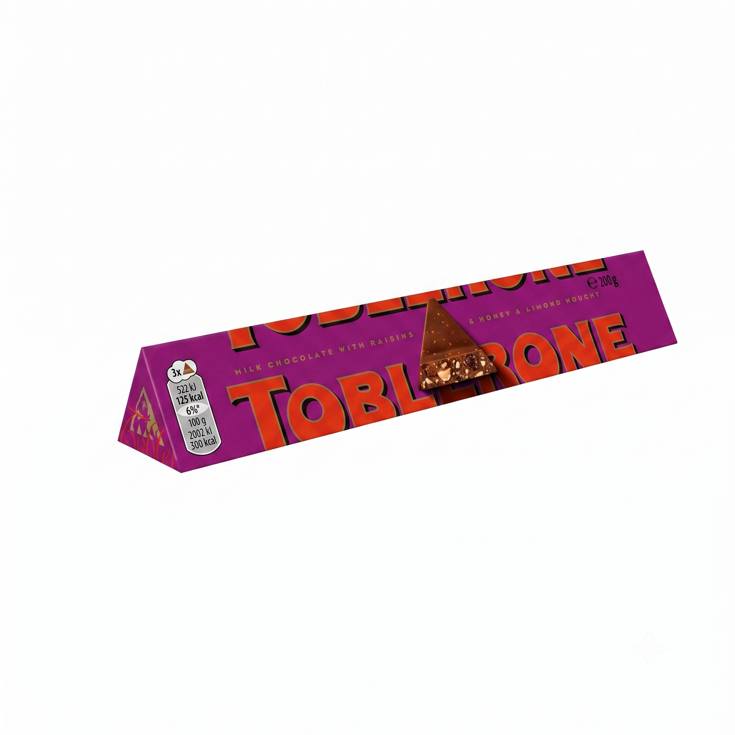 Toblerone Fruit And Nut Chocolate 100gm Imported From Switzerland - Nosh Products