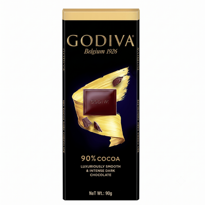 Godiva 90% Dark Chocolate 90gm Imported From Switzerland - Nosh Products