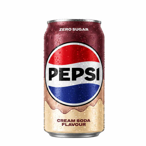 Pepsi Cream Soda Zero Sugar 330ml Imported From UK