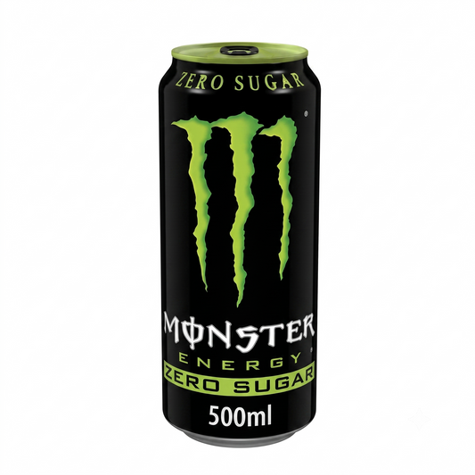 Monster Energy Drink Black Zero Sugar 500ml (Pack Of 4) Imported From UK